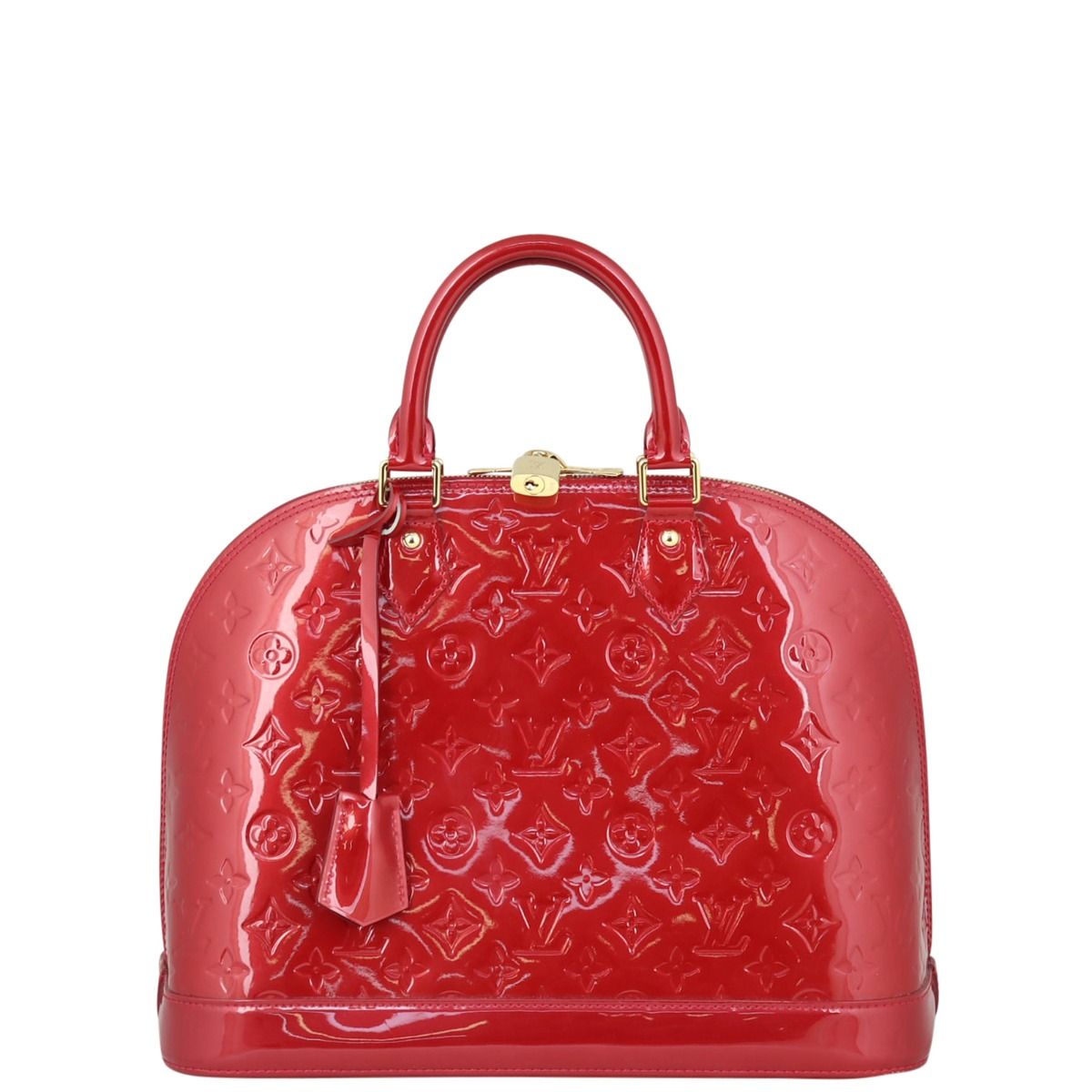 Louis Vuitton Alma MM Monogram Vernis Pomme D Amour