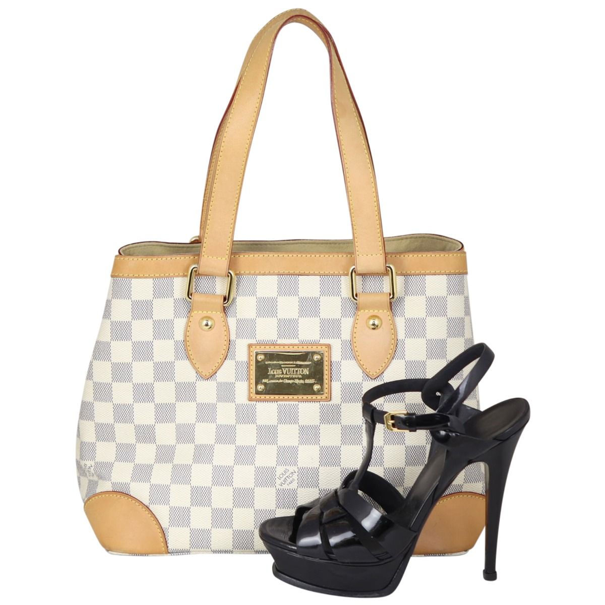Louis vuitton damier azur hampstead pm cheap