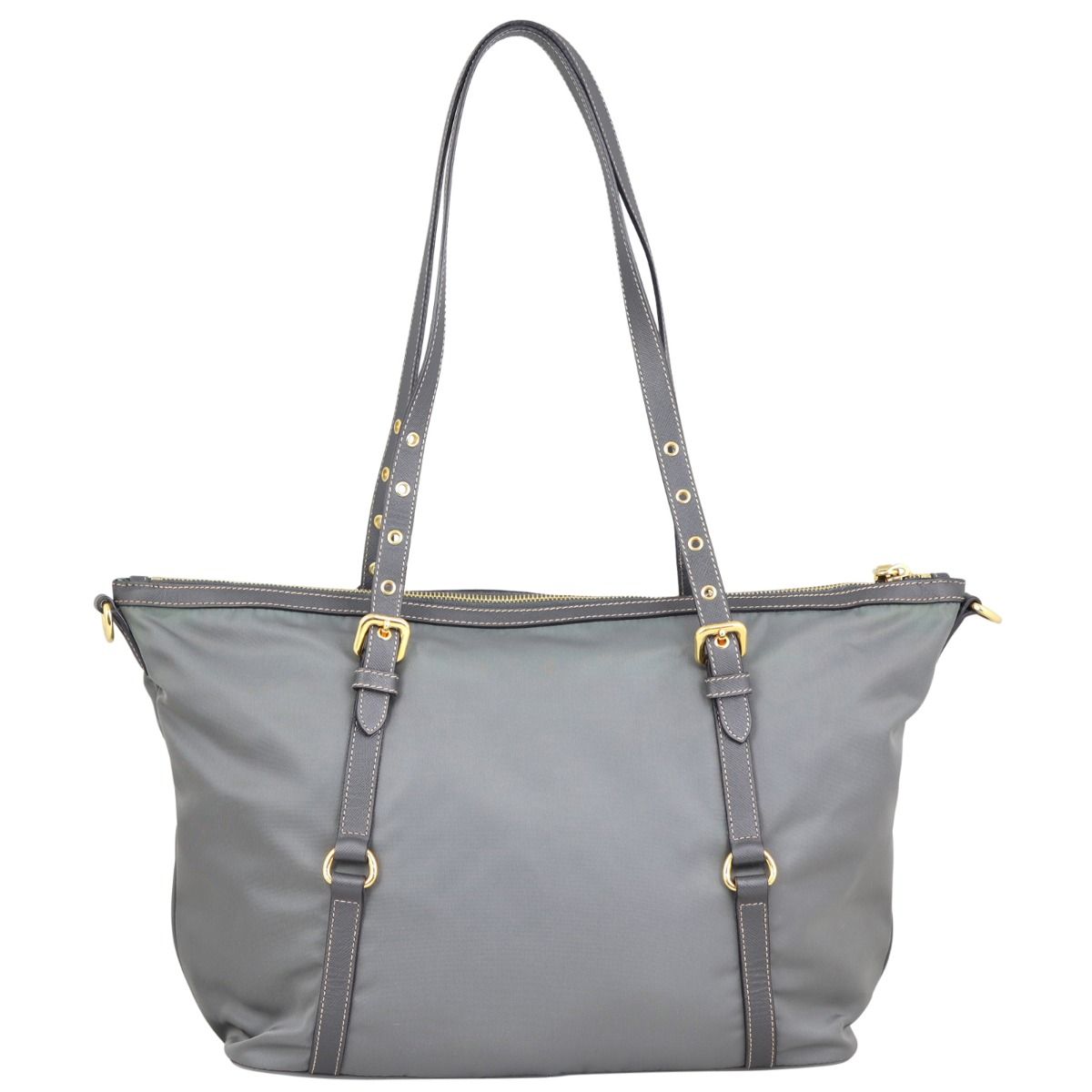 Prada Tessuto Saffiano Two Way Tote