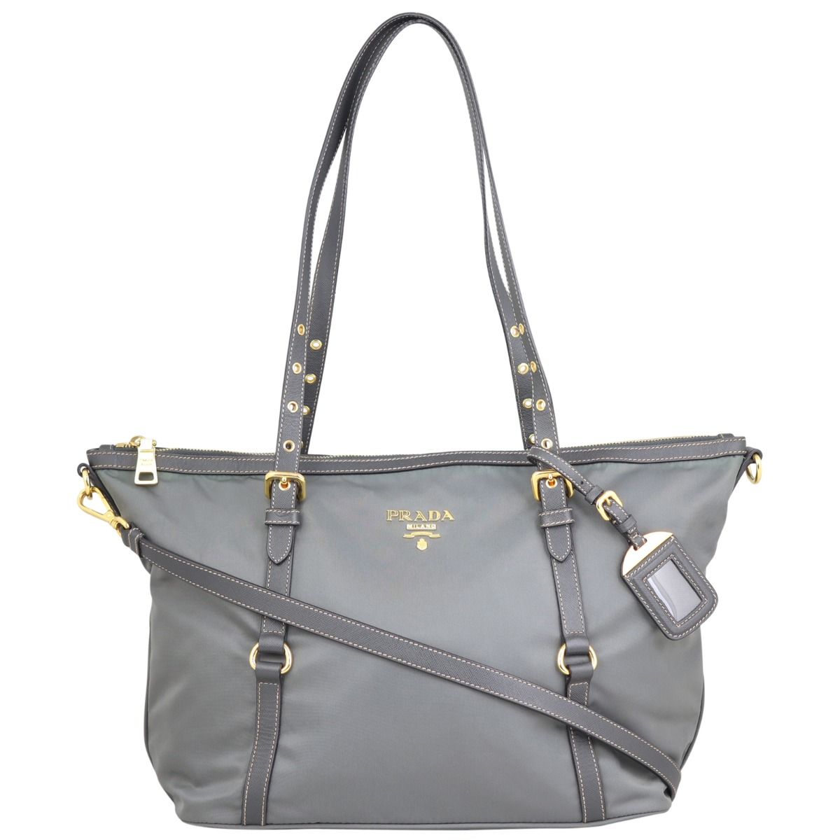 Prada tote nylon bag online