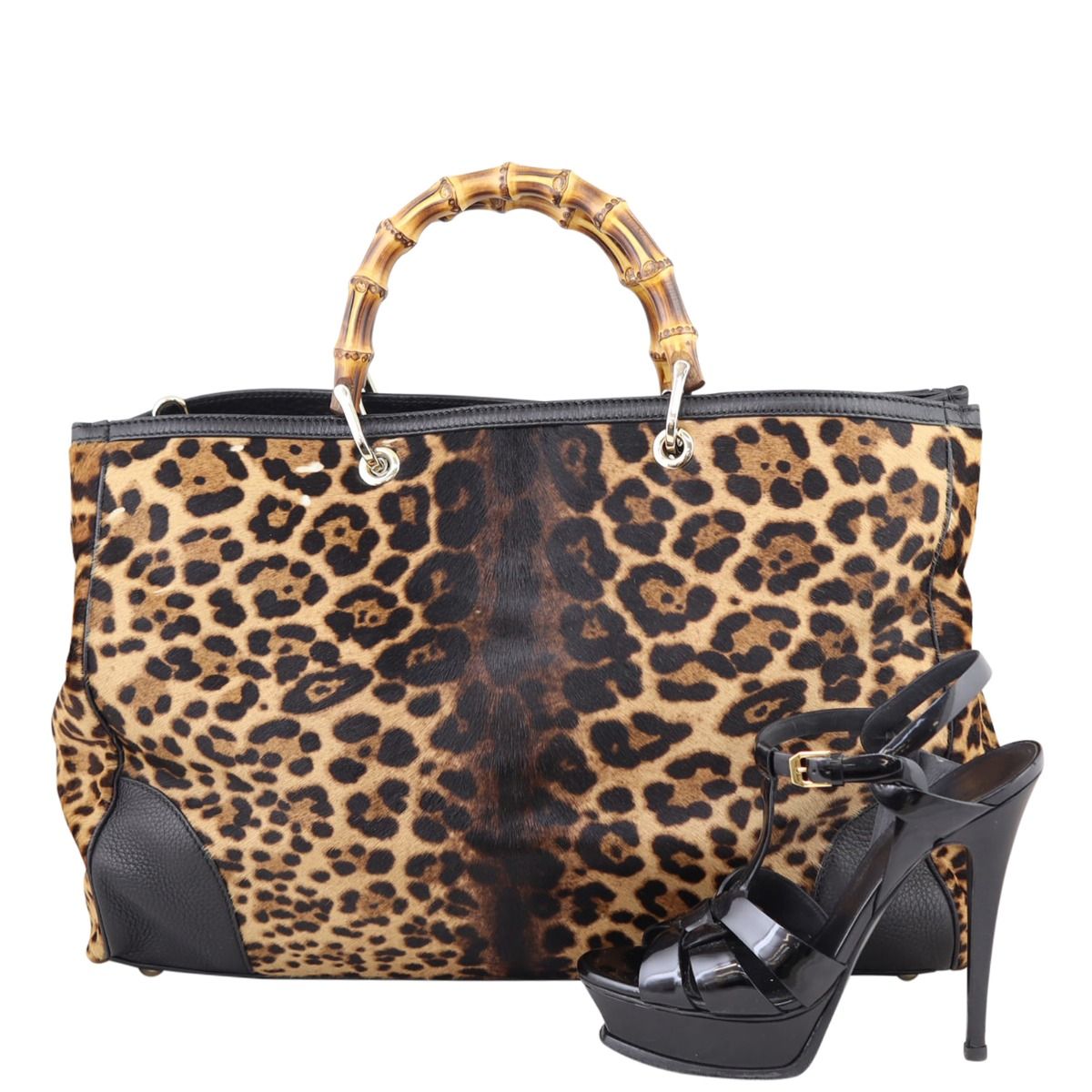 Gucci bamboo shopper large 2025