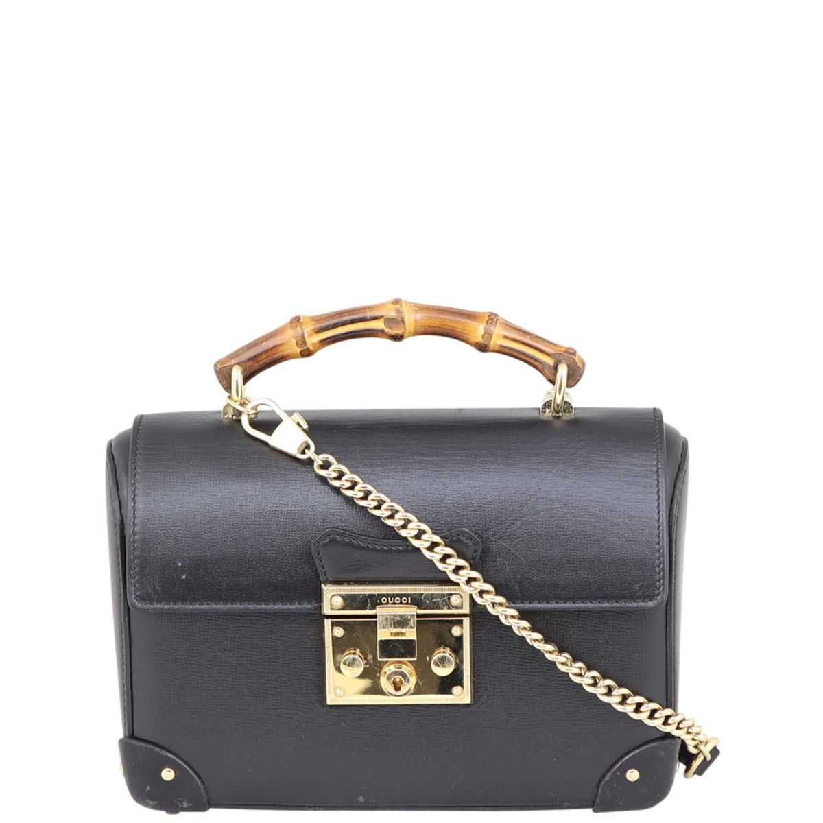 Gucci Padlock Small Bamboo Shoulder Bag