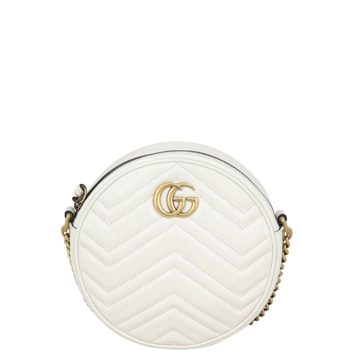 Gucci GG Marmont Round Chain Shoulder Bag