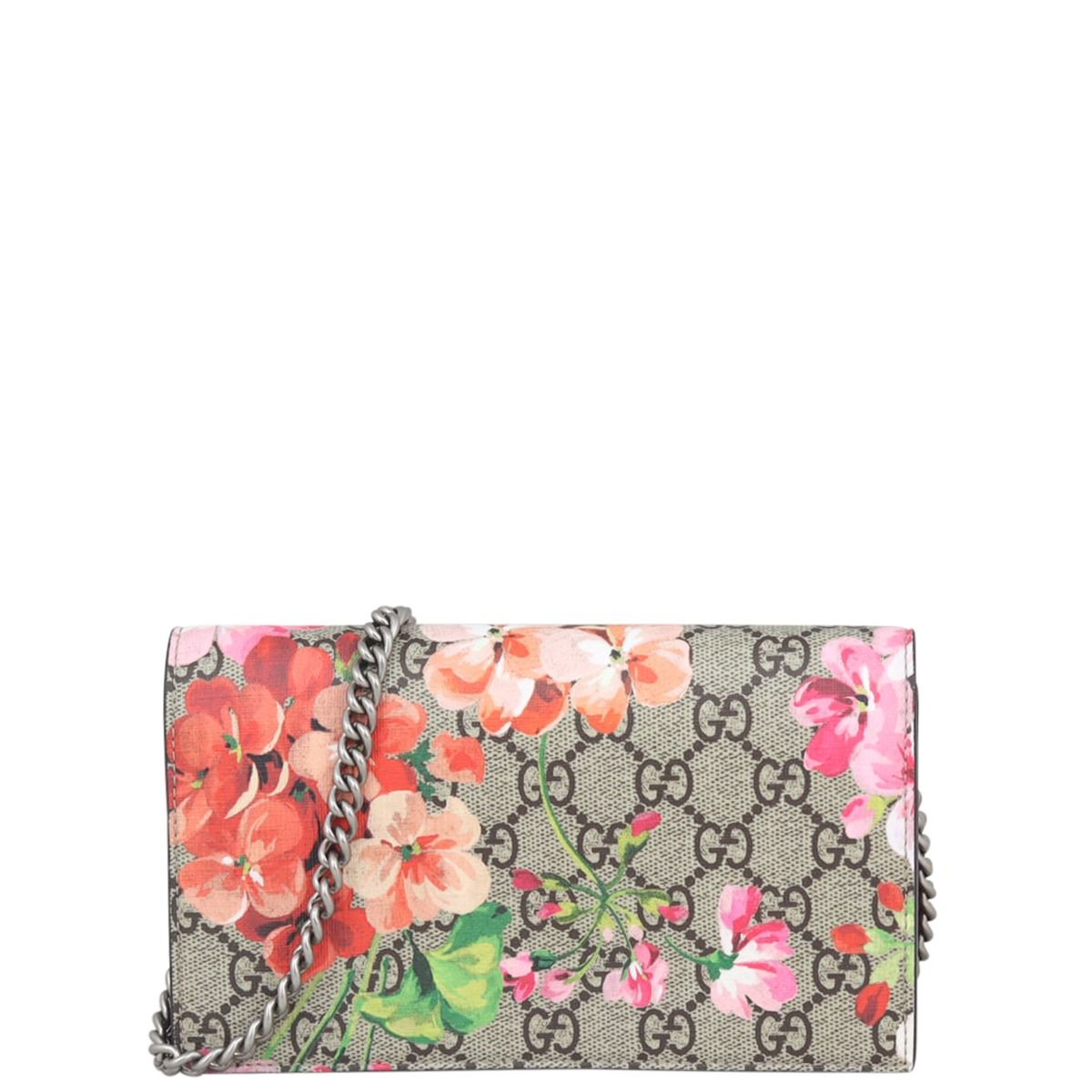 Gucci blooms supreme chain wallet shop