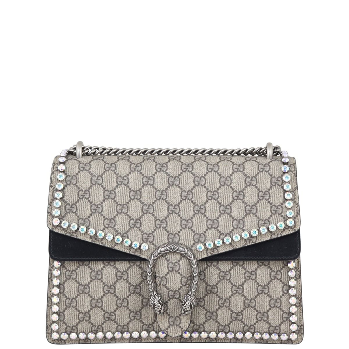 Dionysus gg small crystal shoulder bag on sale