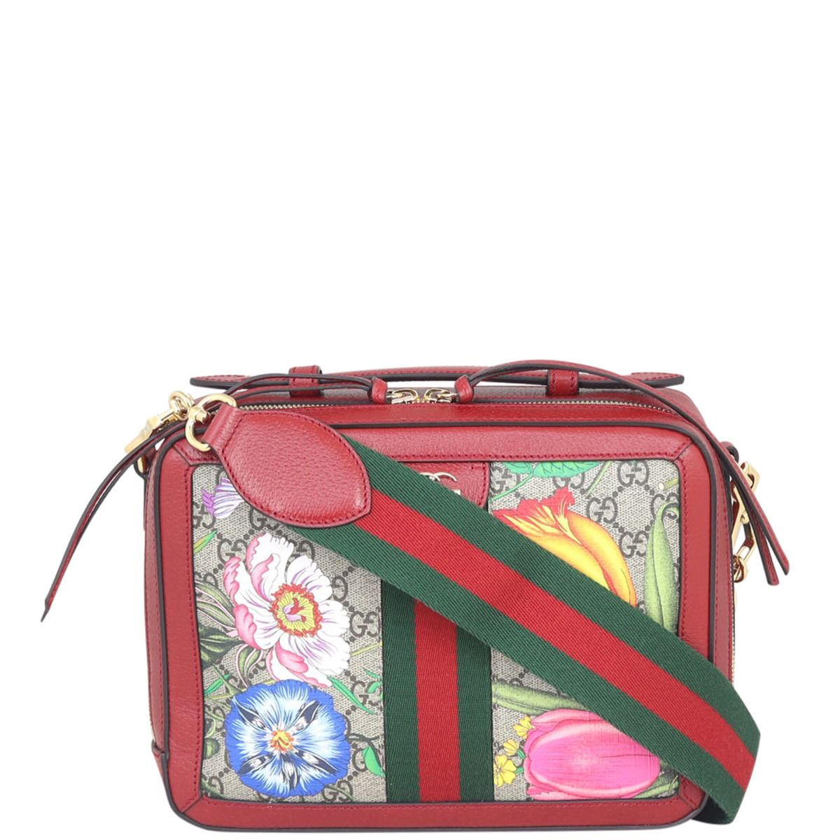 Gucci Flora GG Supreme Ophidia Small Shoulder Bag