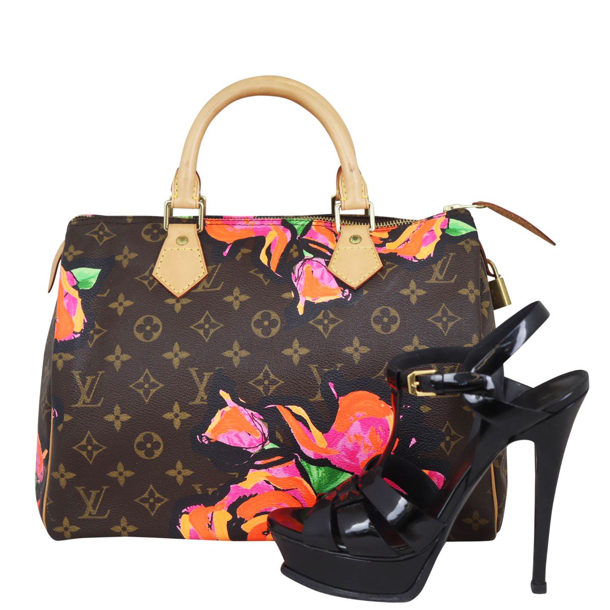 Louis Vuitton Speedy 30 Monogram Roses Limited Edition