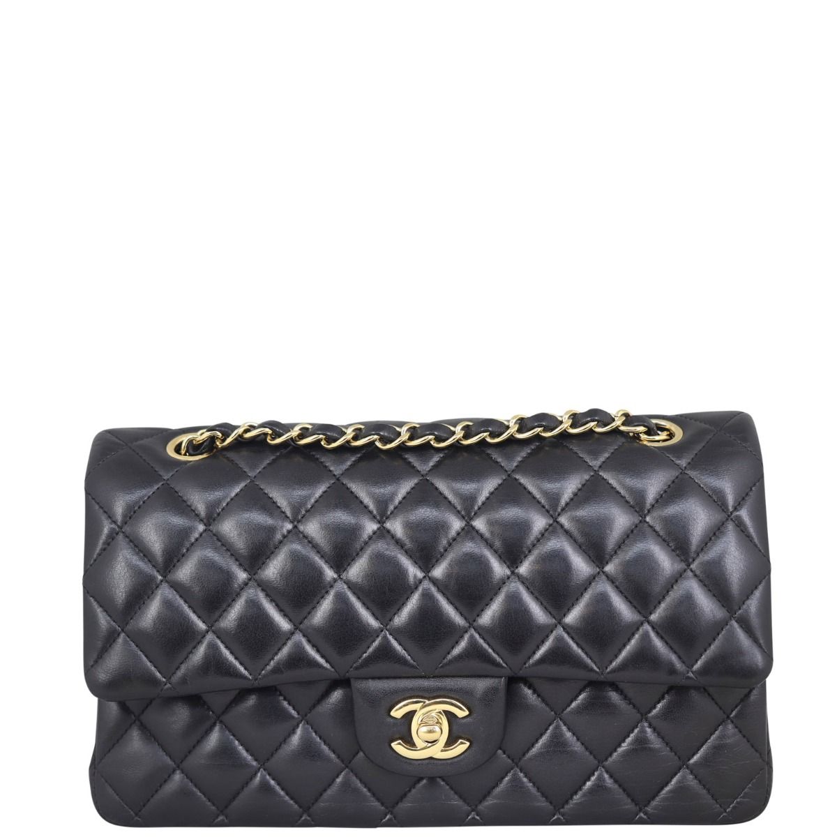 Chanel Black Quilted Lambskin Jumbo Classic Double Flap Gold Hardware, 2011  Available For Immediate Sale At Sotheby's