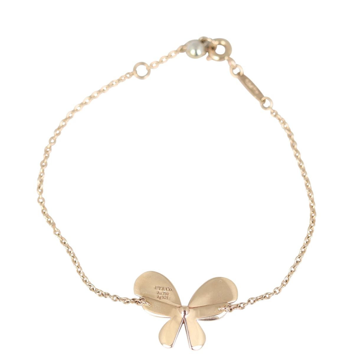 Tiffany & Co. 18k Rose Gold Butterfly Pendant Necklace – Jewels by Joy