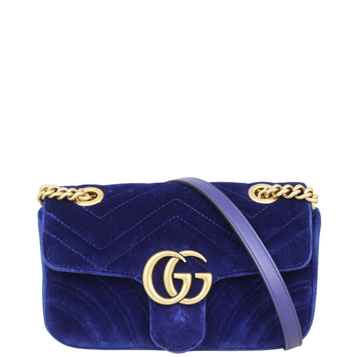 Gucci GG Marmont Velvet Mini Shoulder Bag