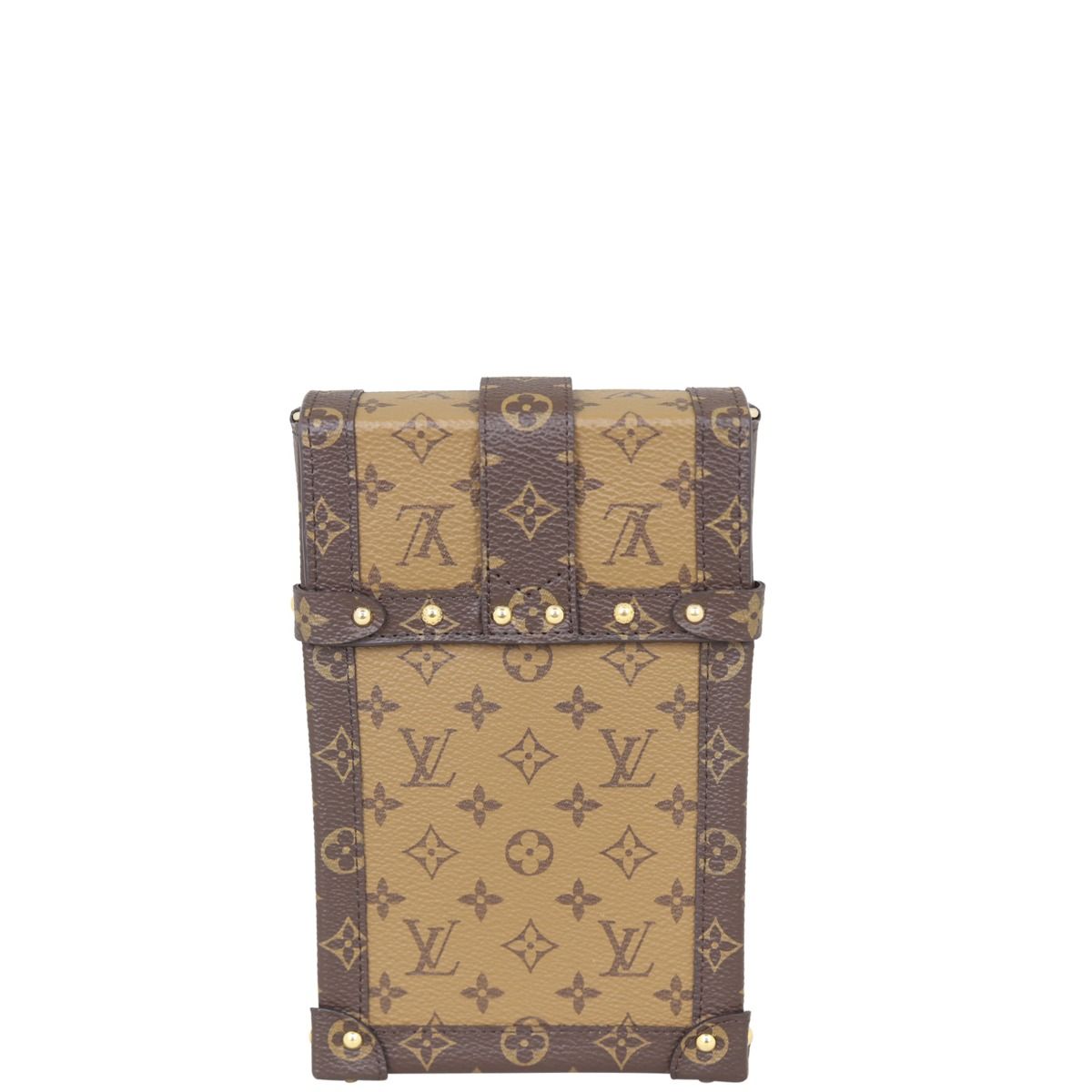 Louis Vuitton Vertical Trunk Pochette Monogram Reverse