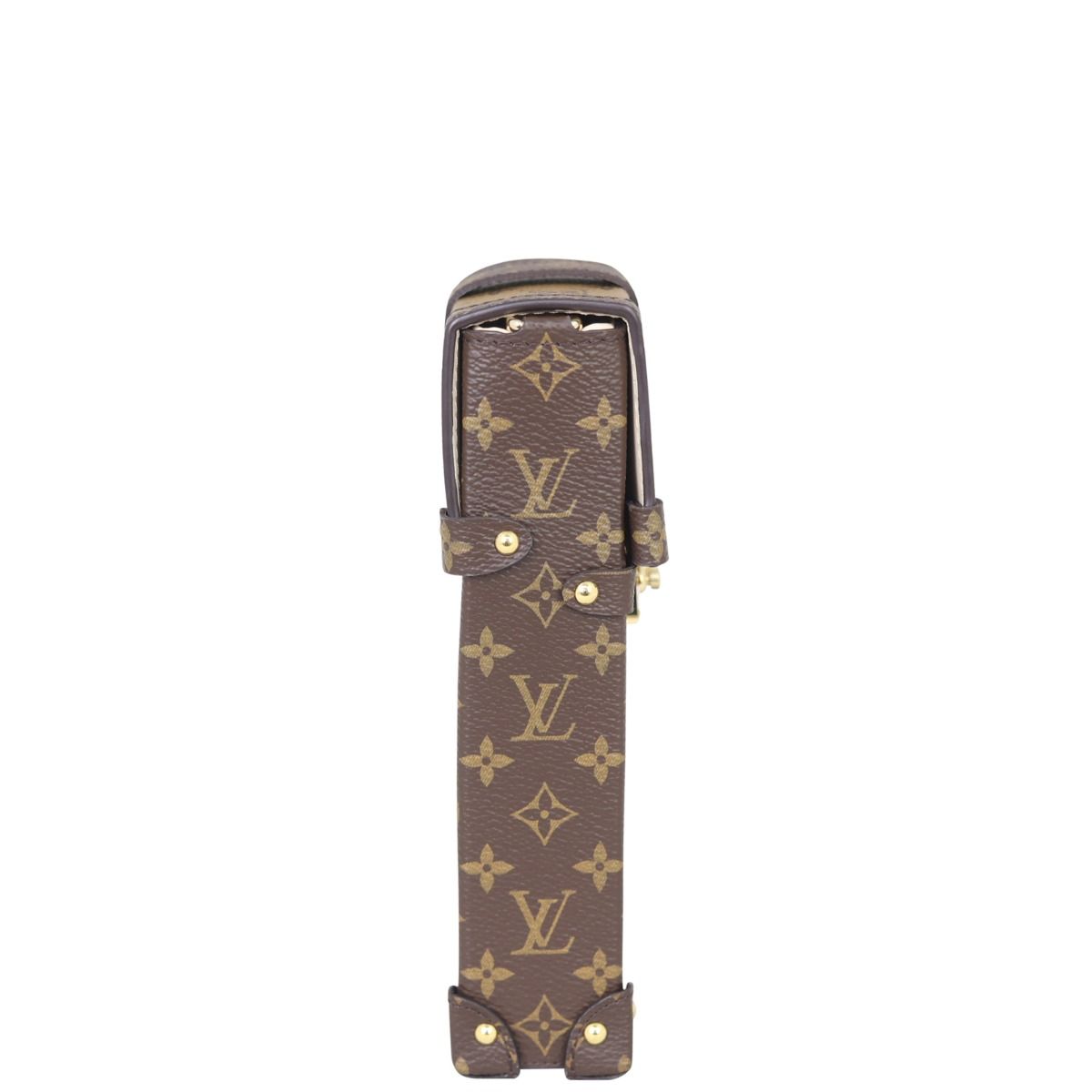 Louis Vuitton Vertical Trunk Pochette Monogram Reverse