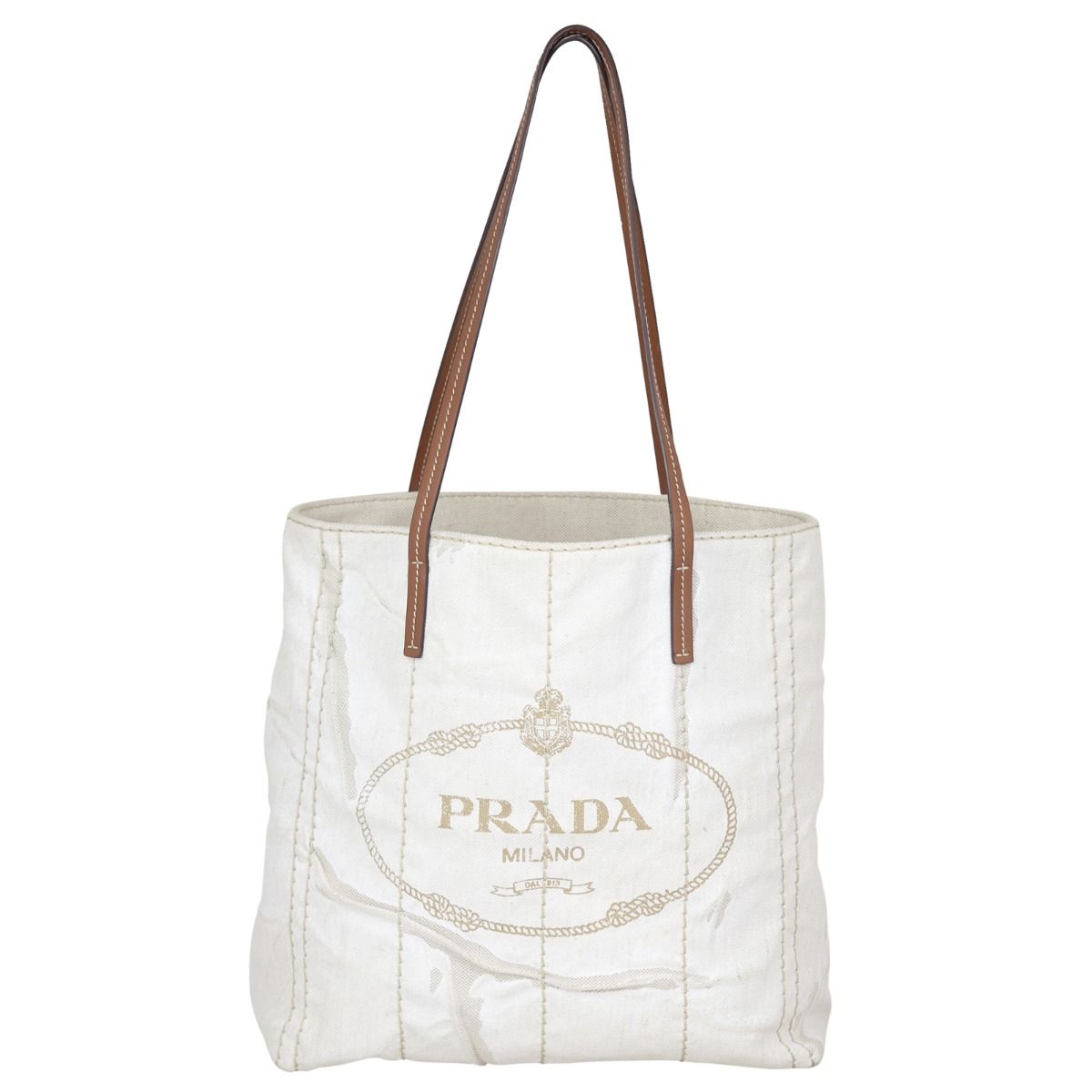Prada linen bag new arrivals