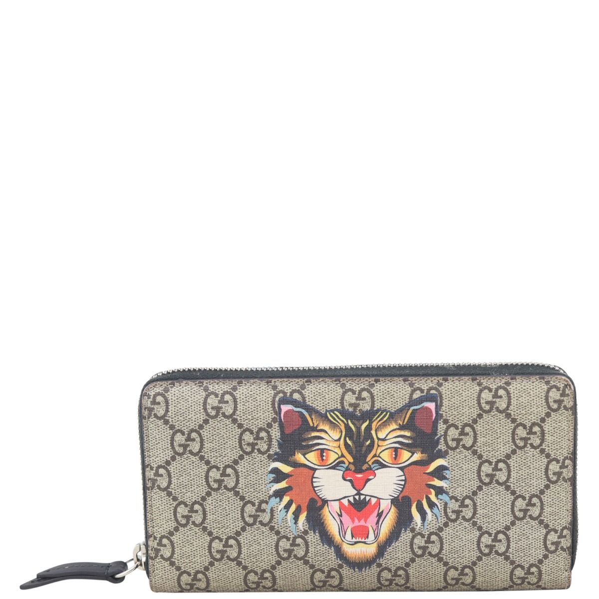Gucci wallet angry cat top