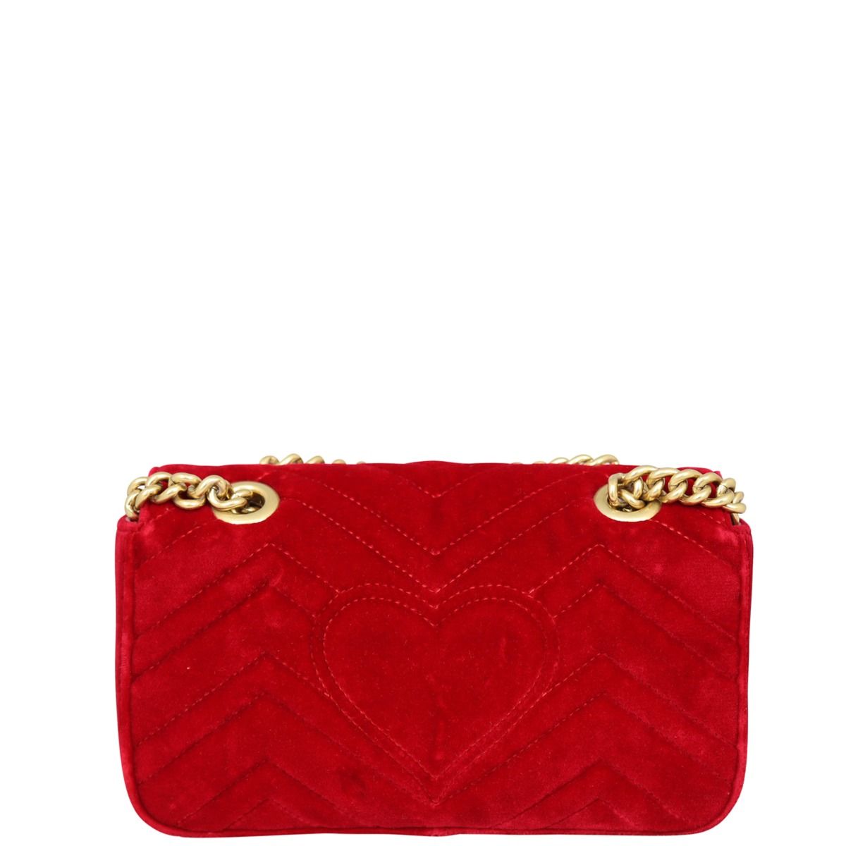 Gucci GG Marmont Velvet Mini Shoulder Bag