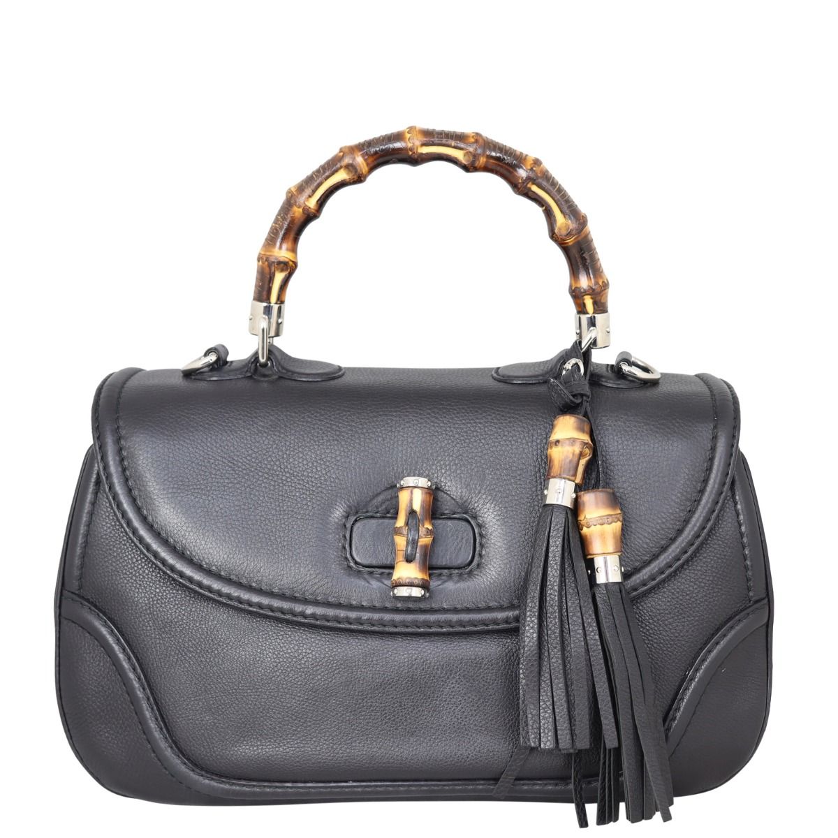Gucci top handle bamboo bag clearance