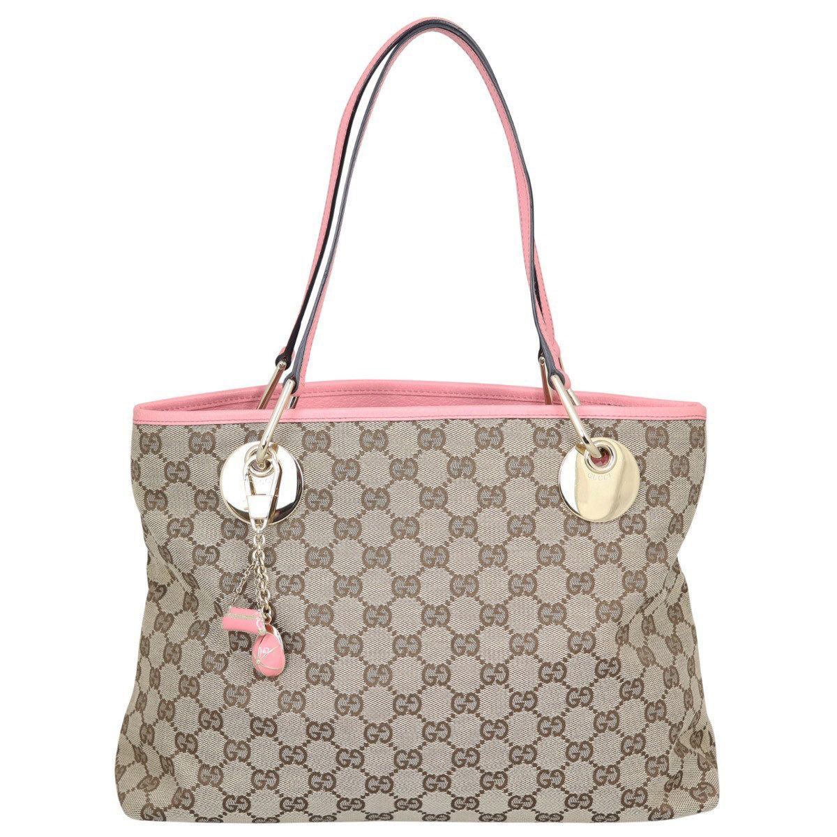 Gucci GG Canvas Charms Eclipse Tote