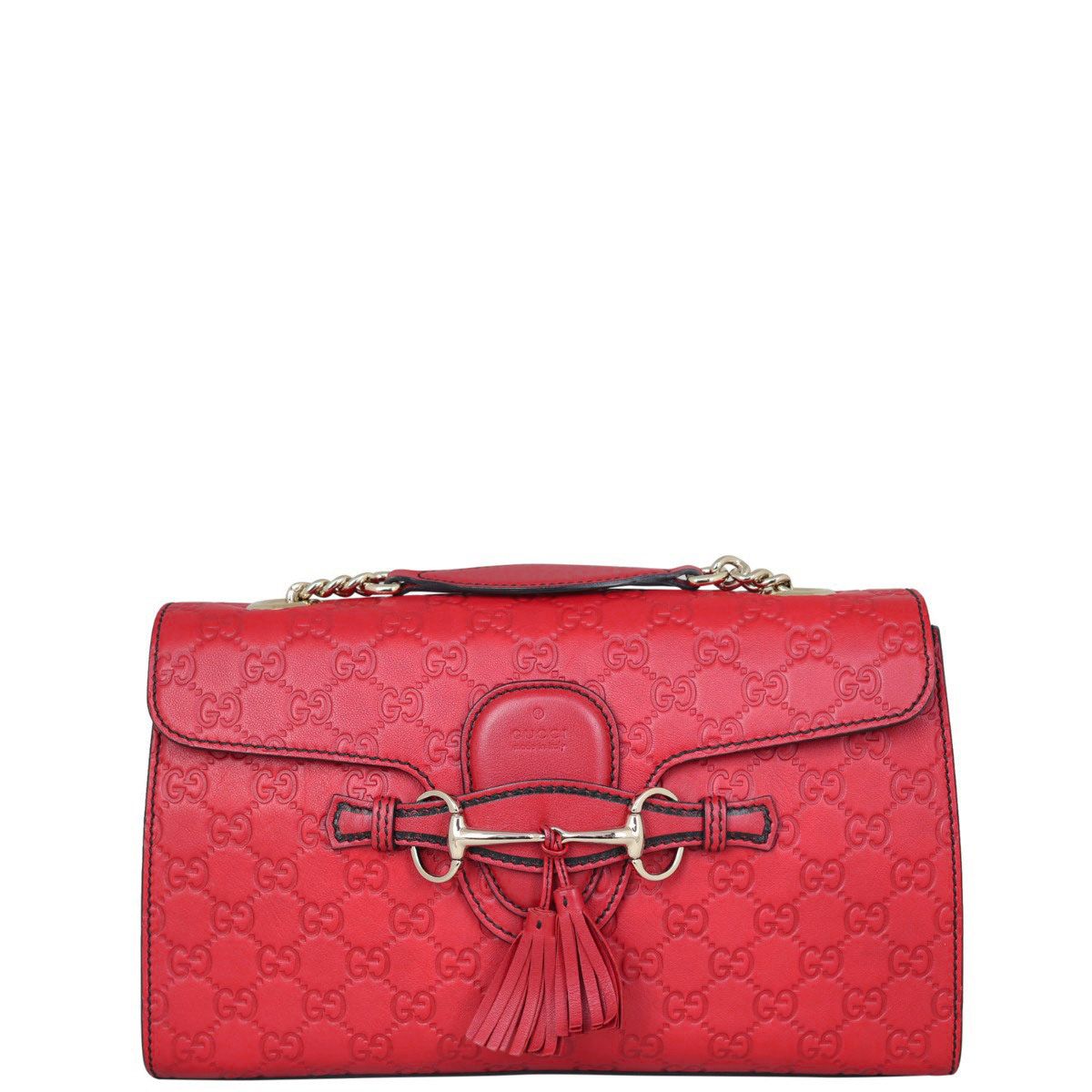 Gucci Emily Guccissima Chain Shoulder Bag