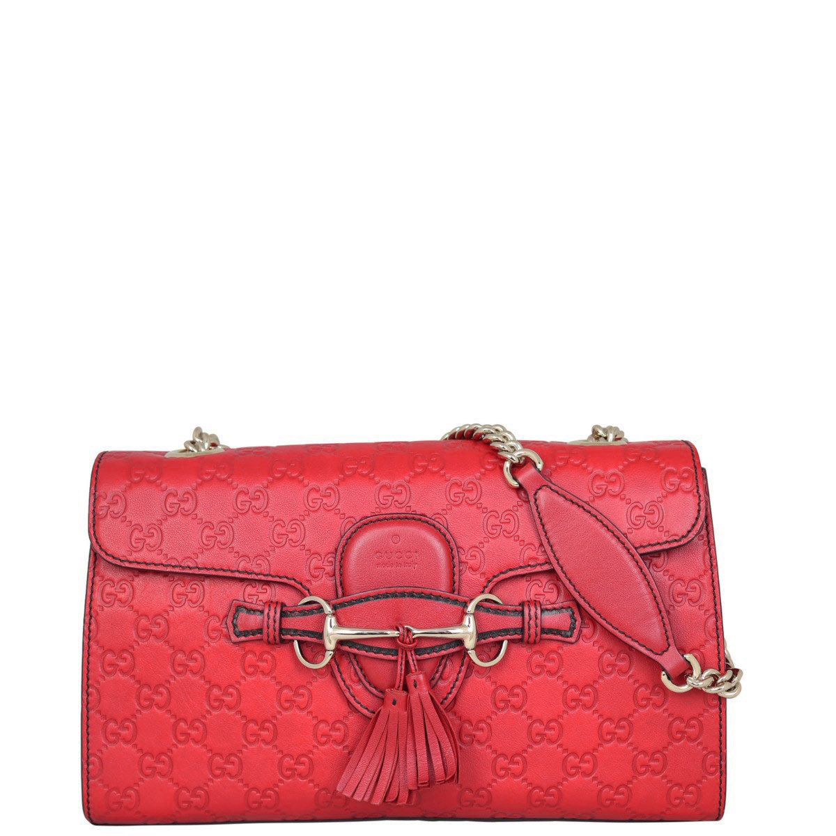 Gucci Emily Guccissima Chain Shoulder Bag