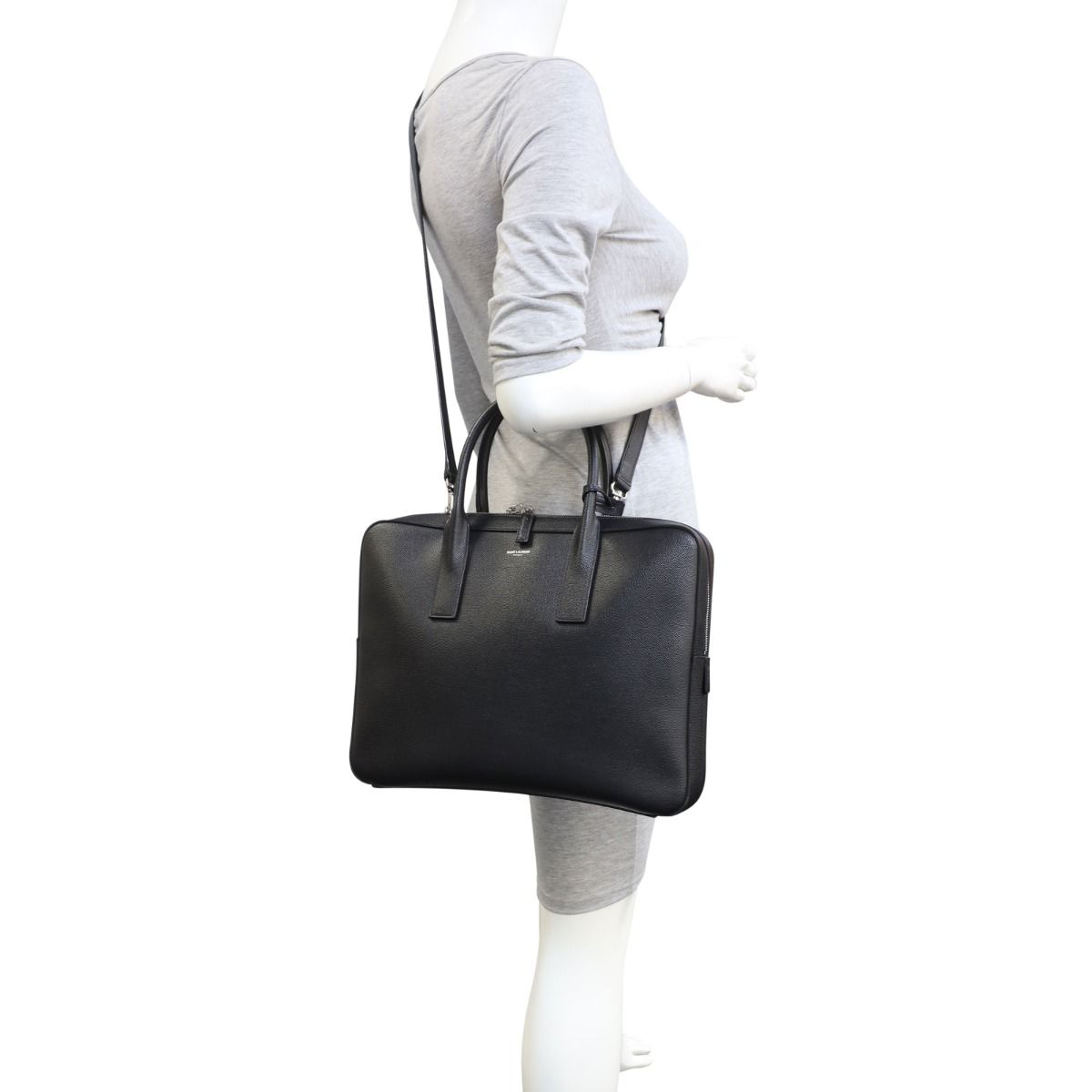 Saint laurent store museum briefcase