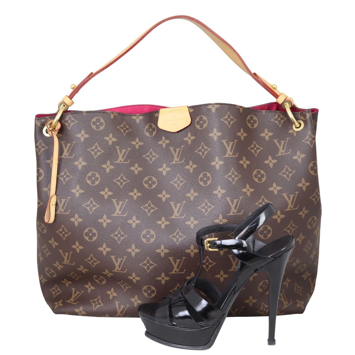 Louis Vuitton Graceful MM Monogram with Shoulder Strap