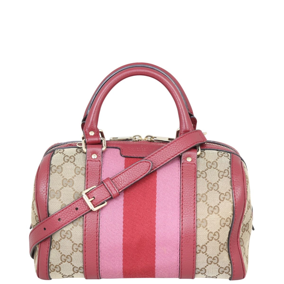 Gucci Vintage Web Original GG Boston Bag Small