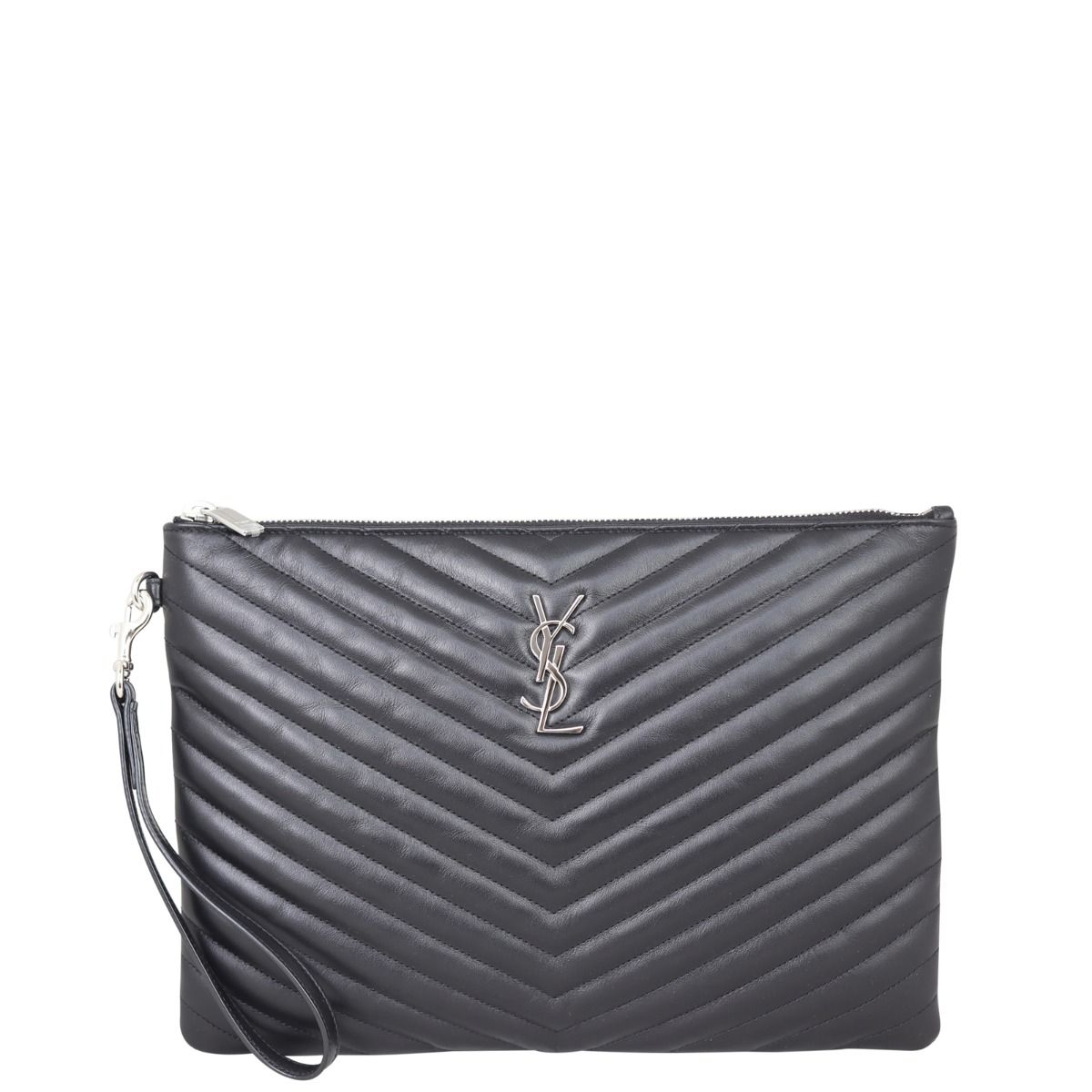 Saint Laurent Monogram Matelasse Tablet Pouch