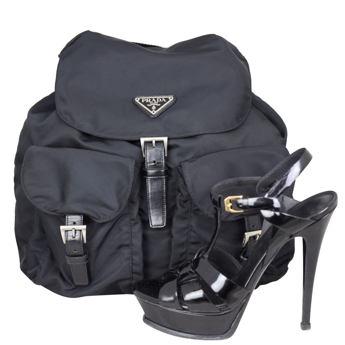 Prada Tessuto Drawstring Backpack