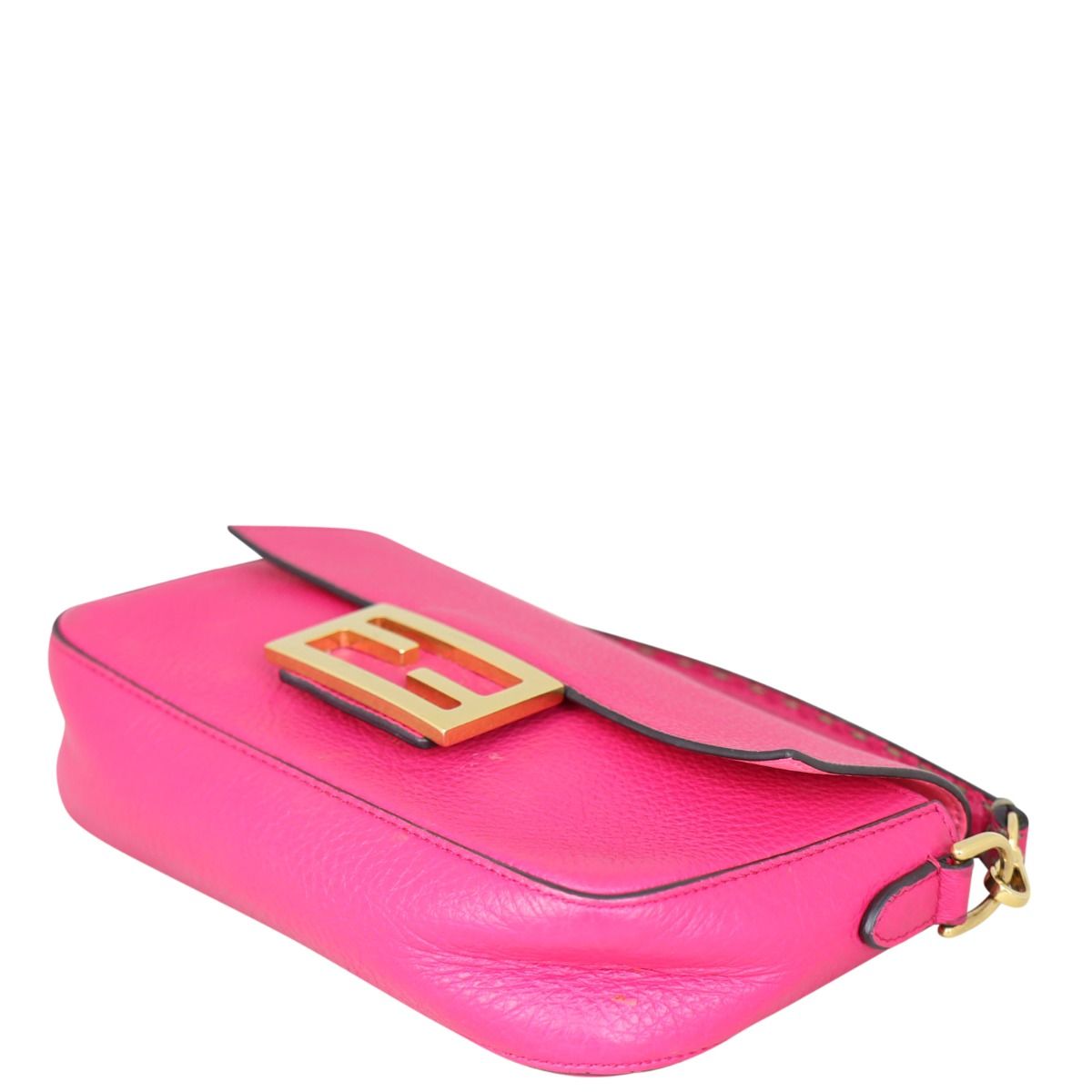 Fendi baguette mini leather shoulder bag clearance