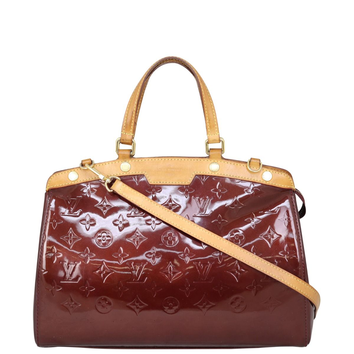 Louis Vuitton Vernis Brea Rouge Fauviste MM Bag