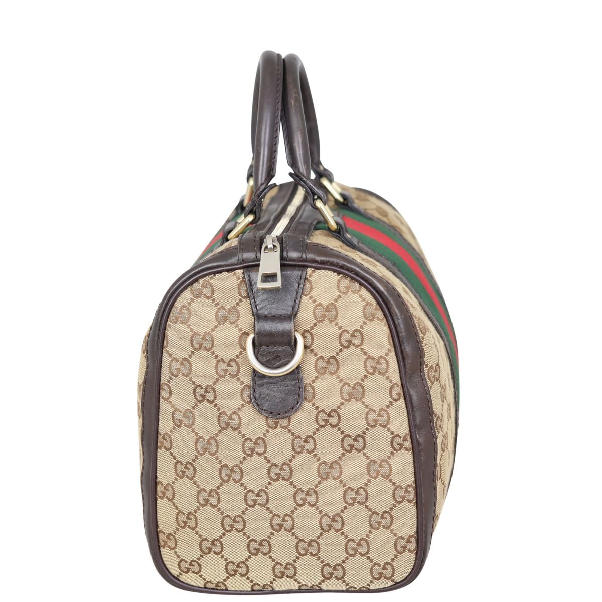 Gucci Vintage Web Original GG Boston Bag Medium
