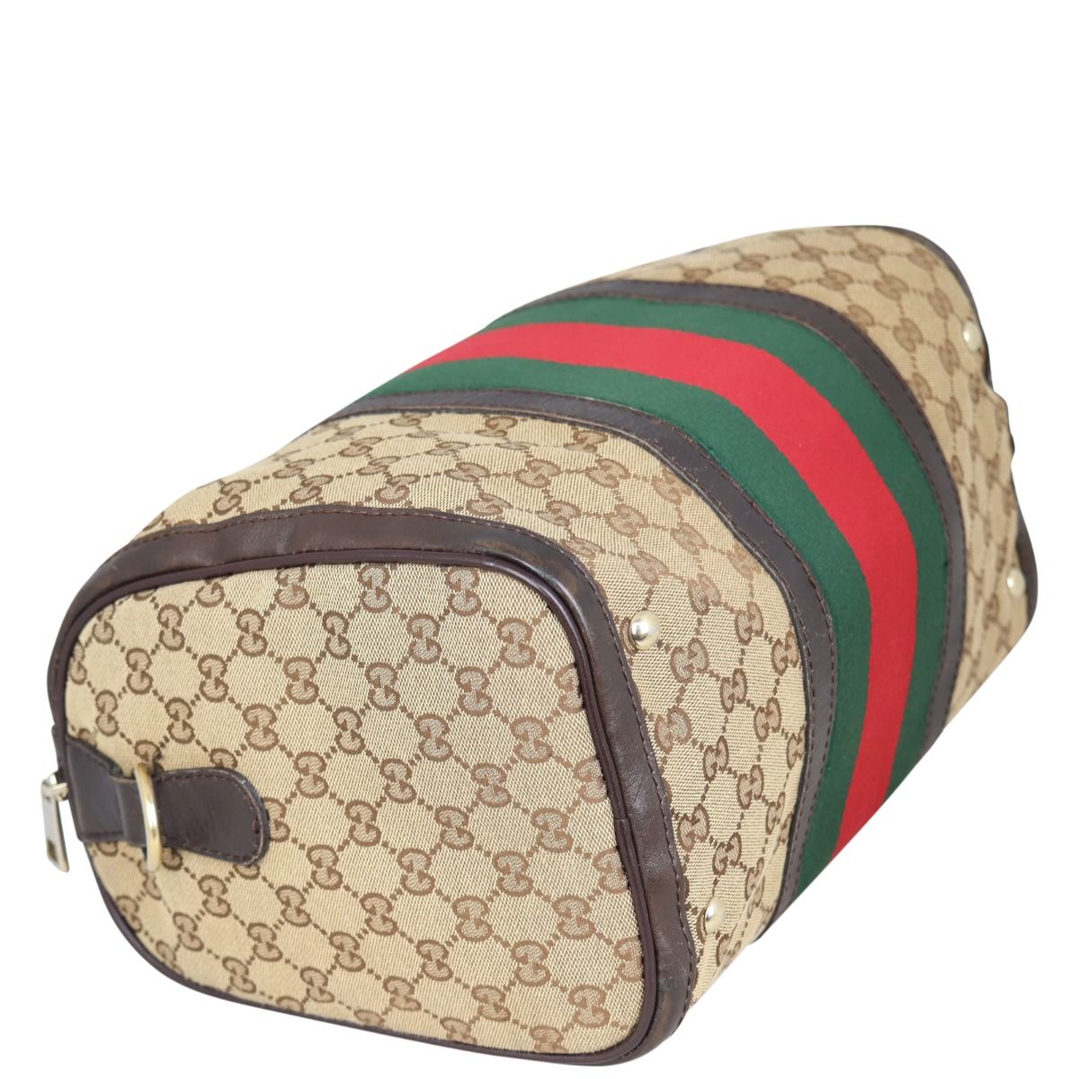 Gucci Vintage Web Original GG Boston Bag Medium