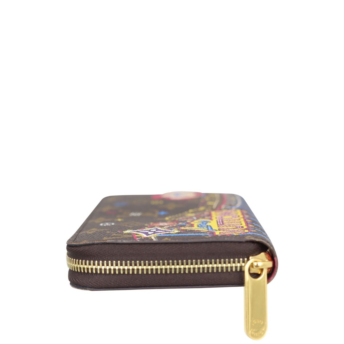 Louis Vuitton Zippy Wallet Monogram Christmas Vivienne Print