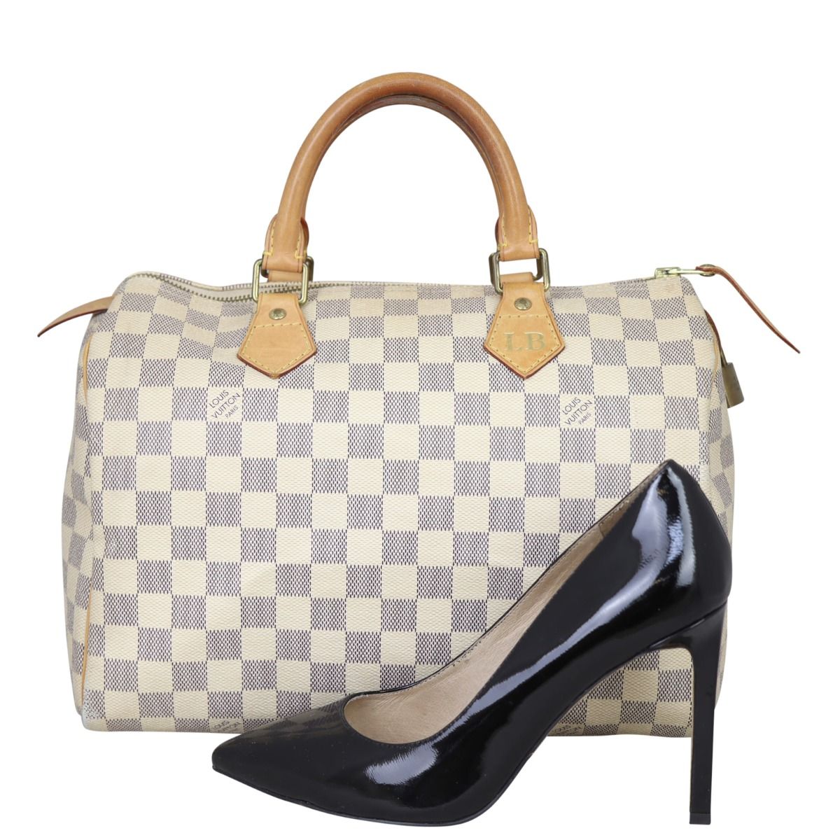 Speedy damier azur 30 store
