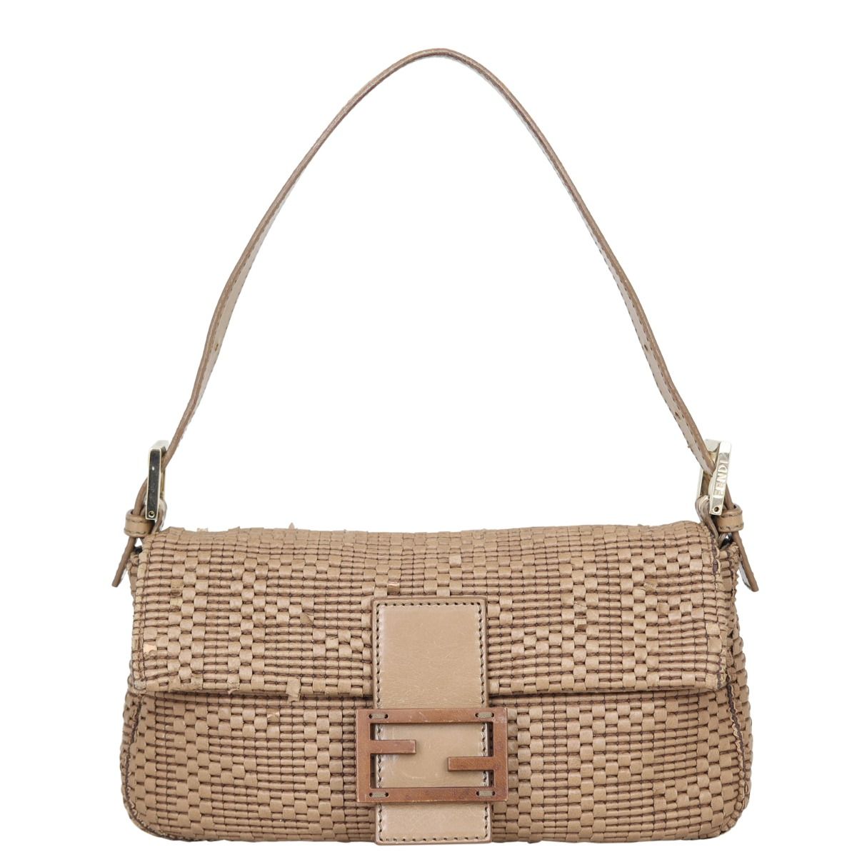 Fendi woven baguette best sale