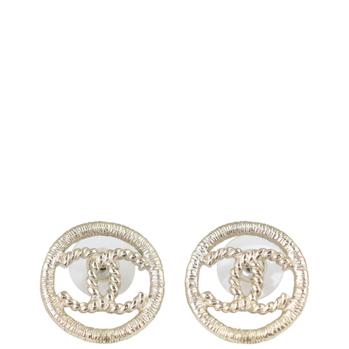 Chanel hotsell twisted earrings