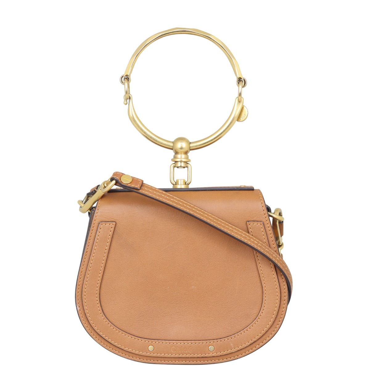 Chloé small nile leather bracelet bag discount