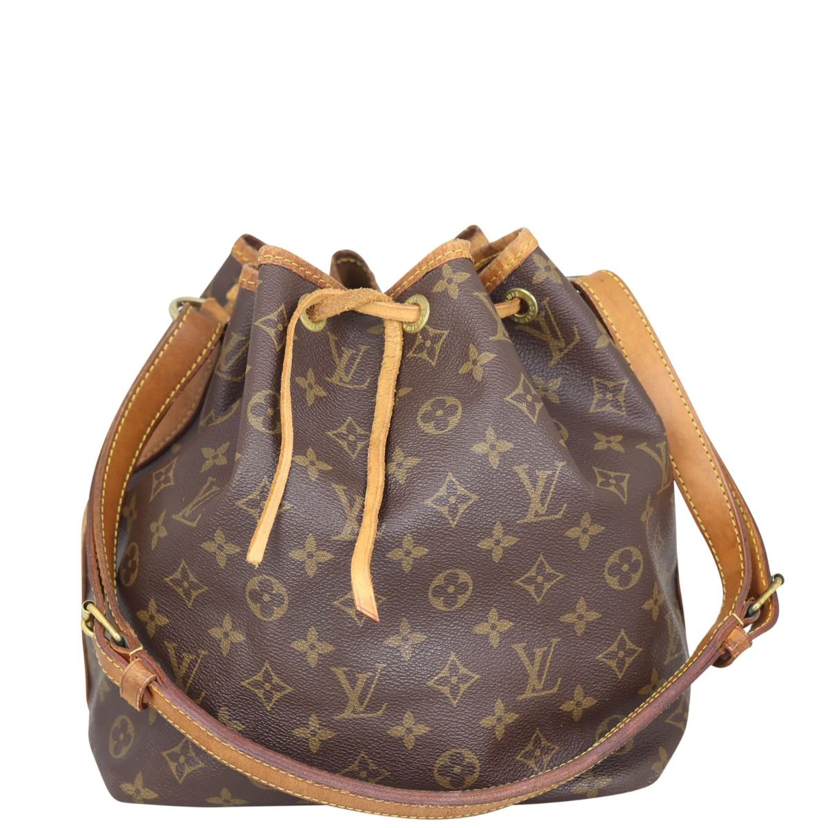 Louis Vuitton Shoulder Bag Petit Noe M42226 Monogram Brown  Timeless  Vintage Company
