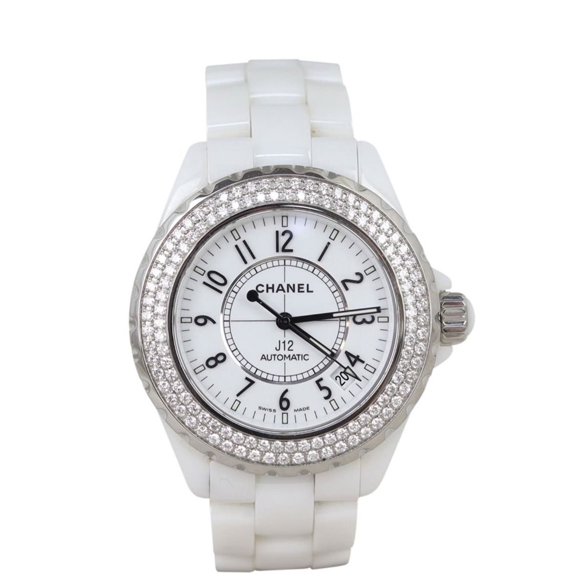 Chanel j12 new arrivals diamond bezel