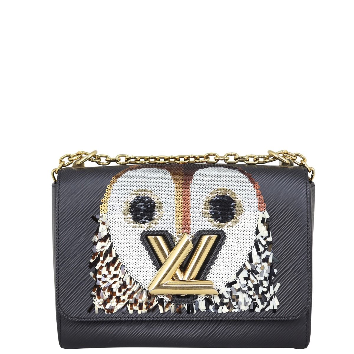 Louis Vuitton Epi Leather Sequin Owl MM Twist Bag - ShopperBoard