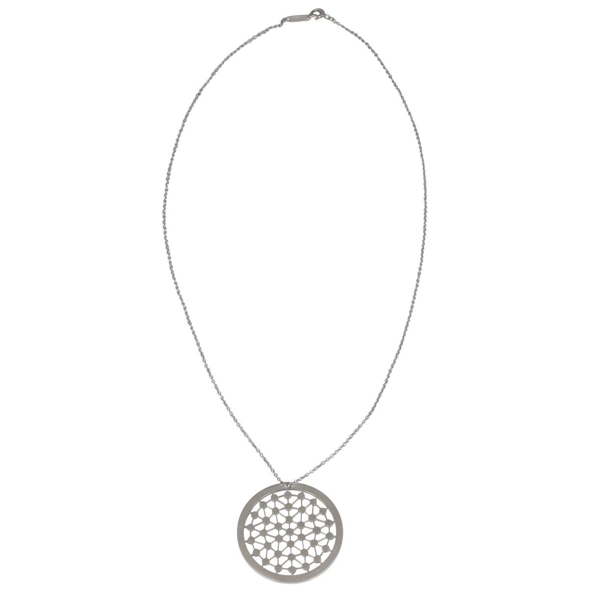 Tiffany Co Cobblestone Diamond Platinum Pendant