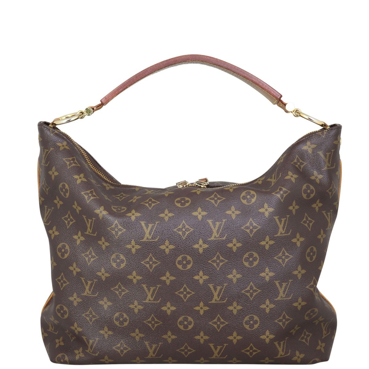Louis Vuitton Sully Handbag Monogram Canvas MM Brown 2298131