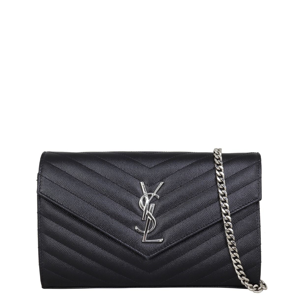 Ysl monogram wallet on chain cheap