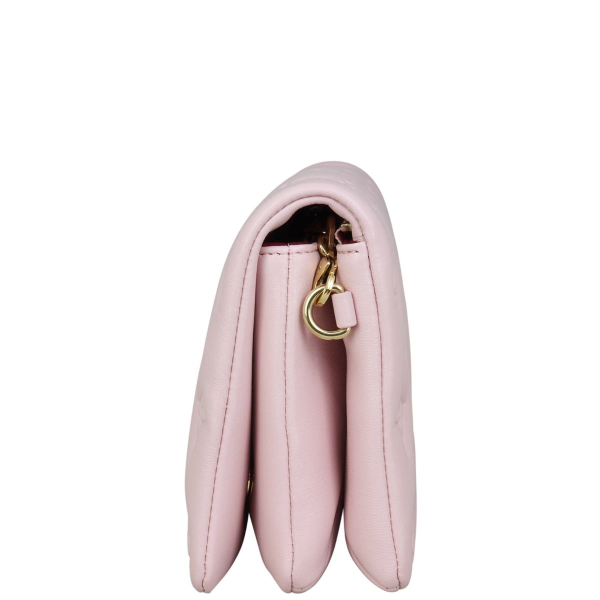 Louis Vuitton LV Coussin pochette pink Leather ref.316427 - Joli Closet