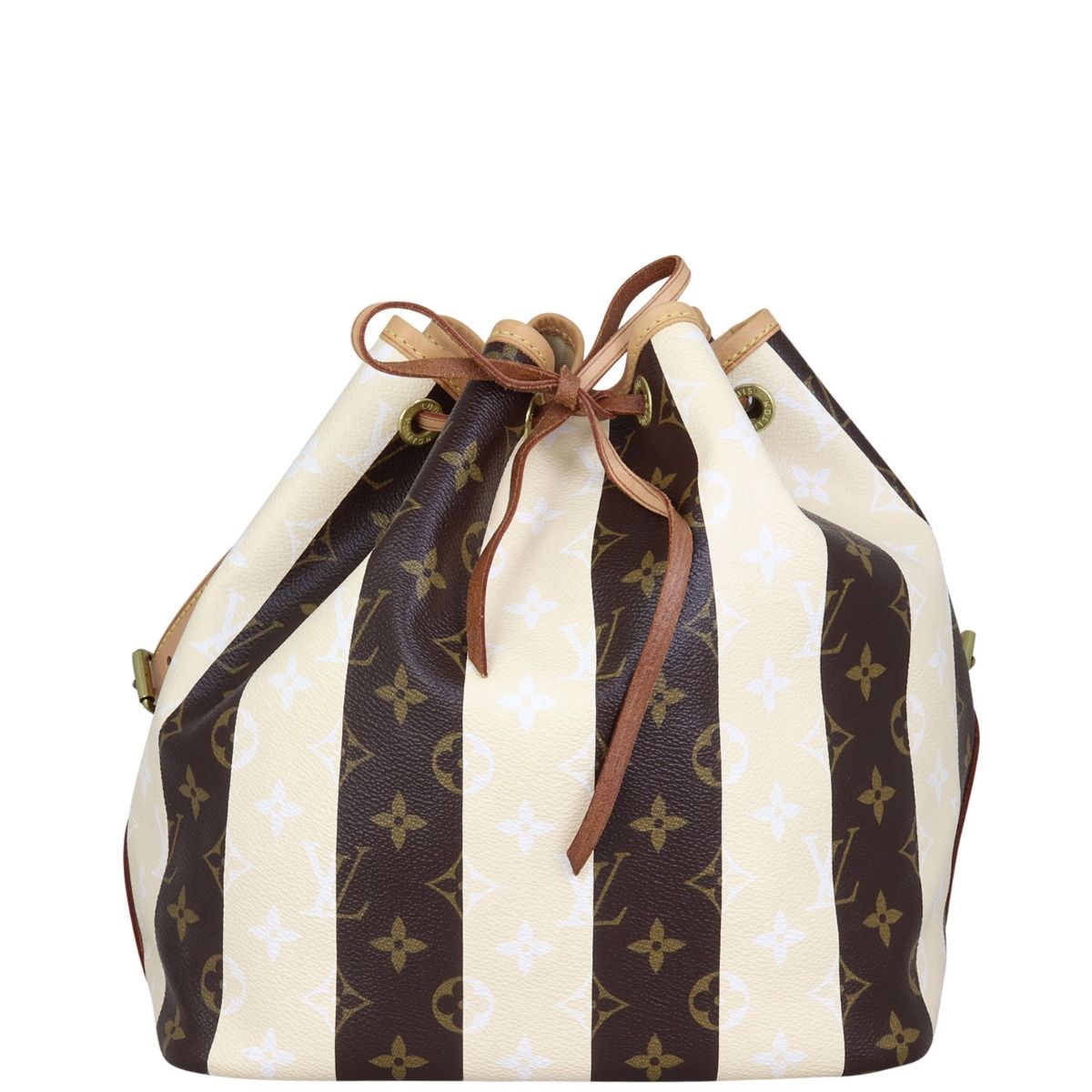 Louis Vuitton Monogram Canvas Limited Edition Rayures Petit Noe Bag Louis  Vuitton