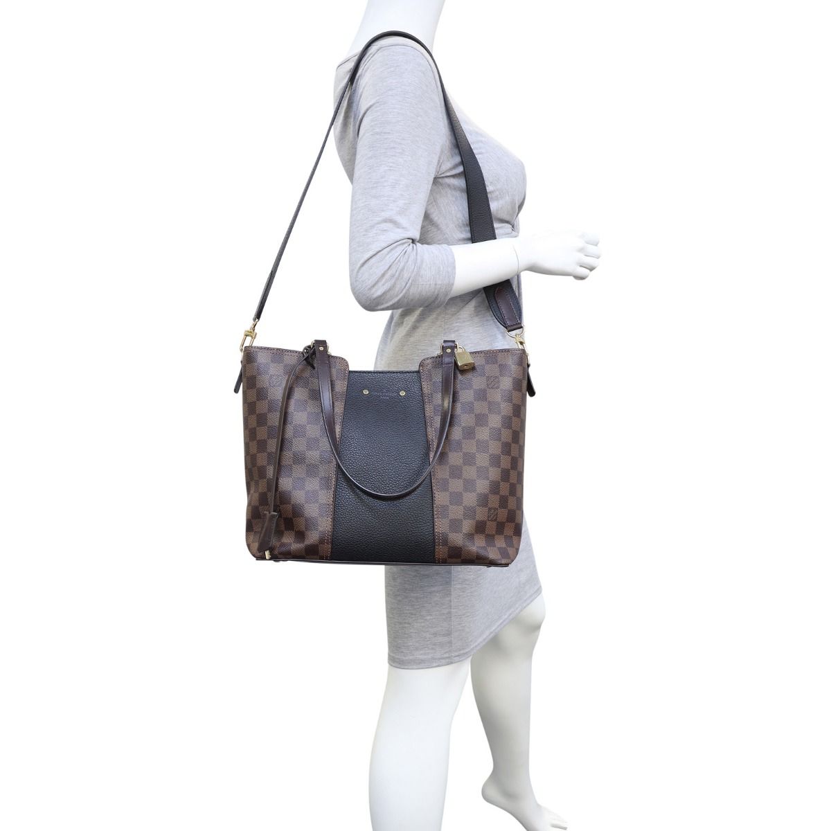 Louis Vuitton Damier Ebene Jersey Tote Bag