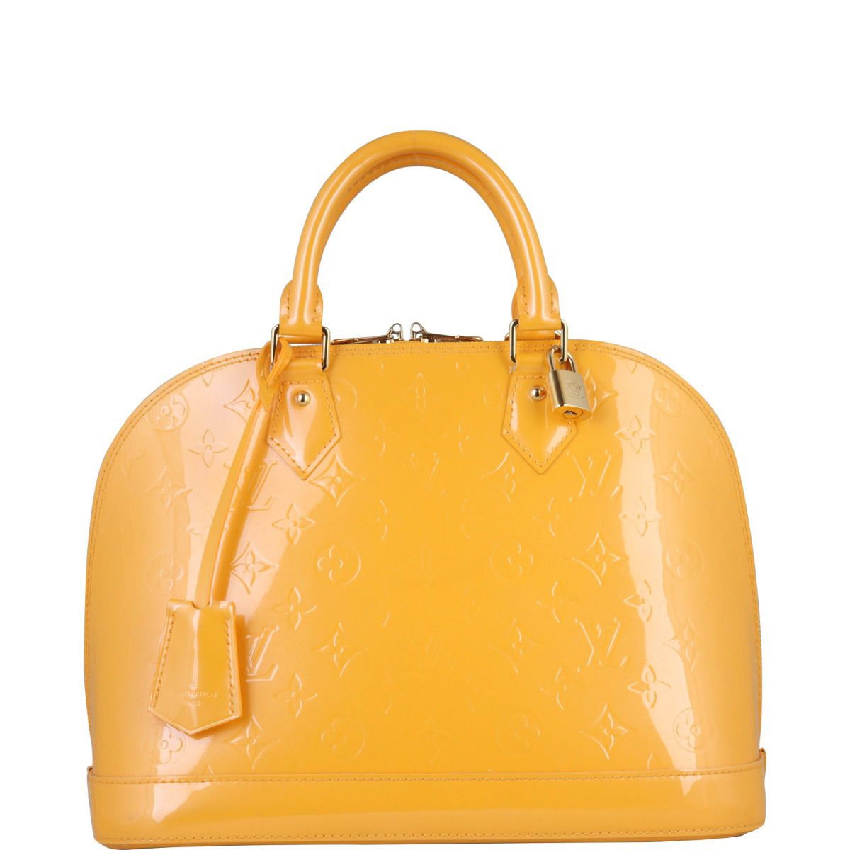 Louis Vuitton Alma PM Monogram Vernis Yellow