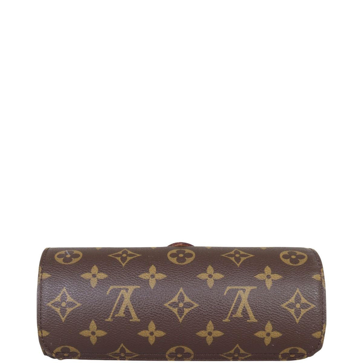 Louis Vuitton 3 Watch Case Monogram Gold Hardware