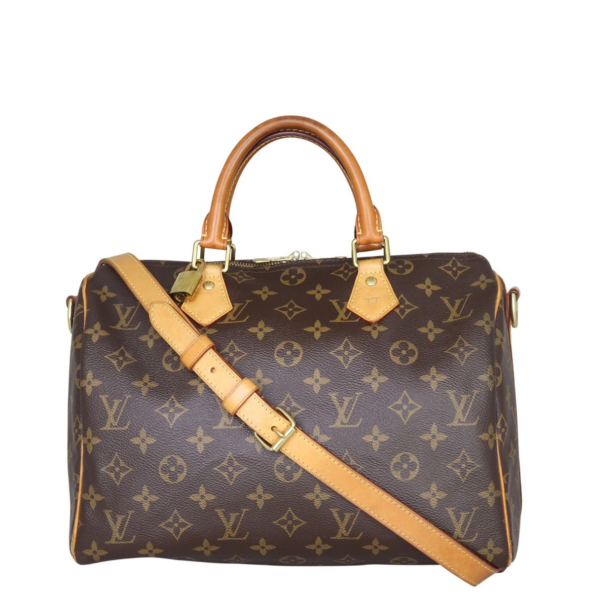 Lv speedy 2025 30 bandouliere monogram