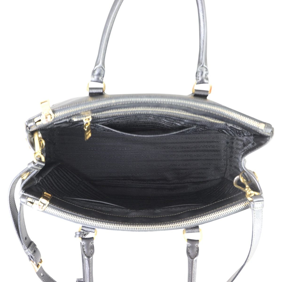 Prada Saffiano Lux Galleria Double Zip Tote Medium Prada Saffiano Lux Galleria Double Zip Tote Medium